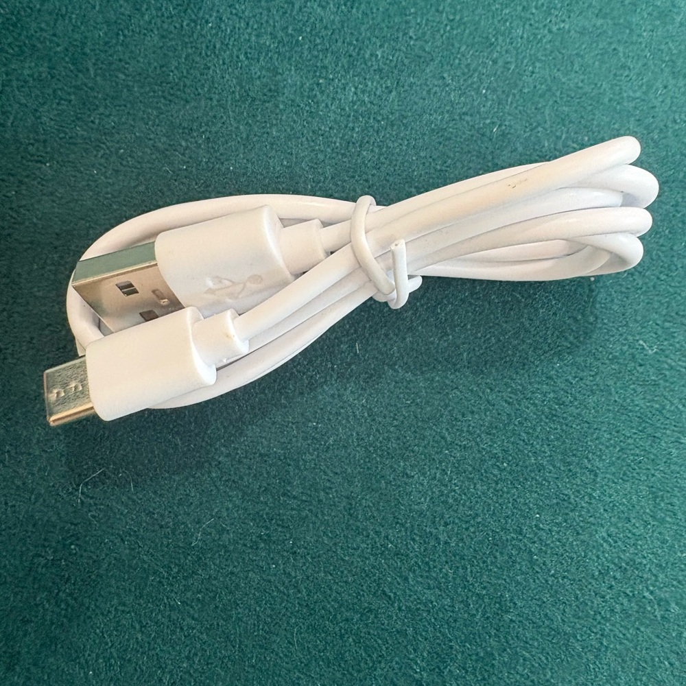 White USB Charging Cable